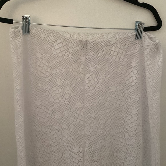 Shade & Shore White Bathing-suit Cover Up Pants - Picture 2 of 3